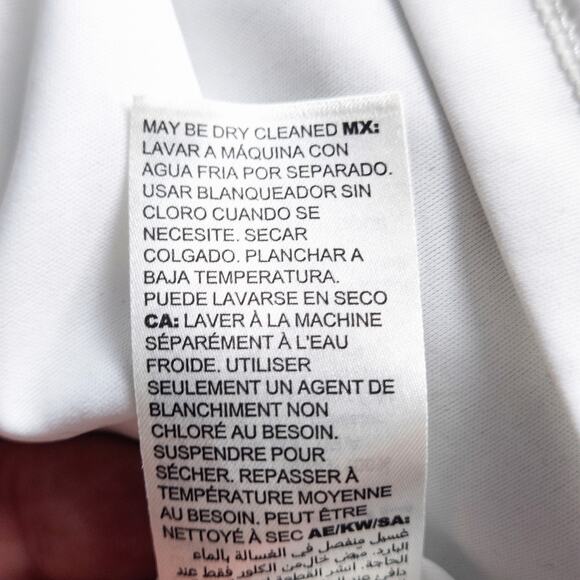 Chico's Shift Dress Sleeveless Striped Blue Navy Size 3 XL Travelcore - Picture 6 of 6